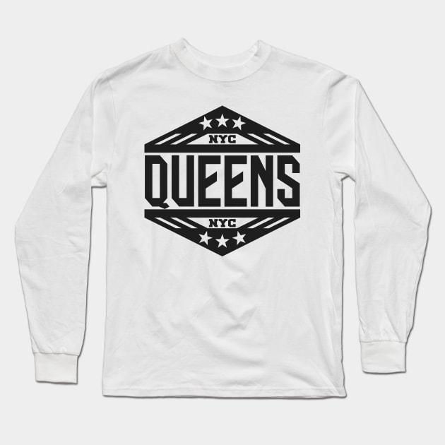 Queens Long Sleeve T-Shirt by colorsplash